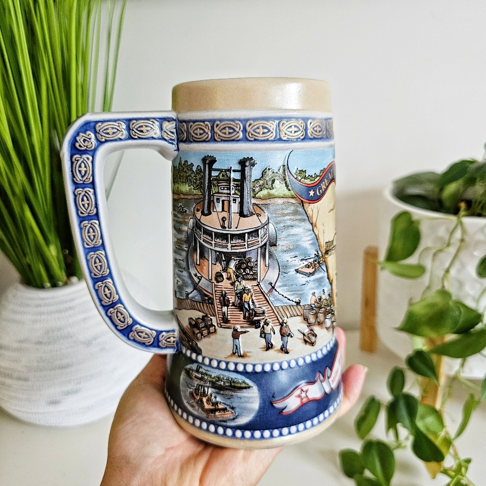 1989 Miller High Life "Great American Achievements" The First River Steamer Beer